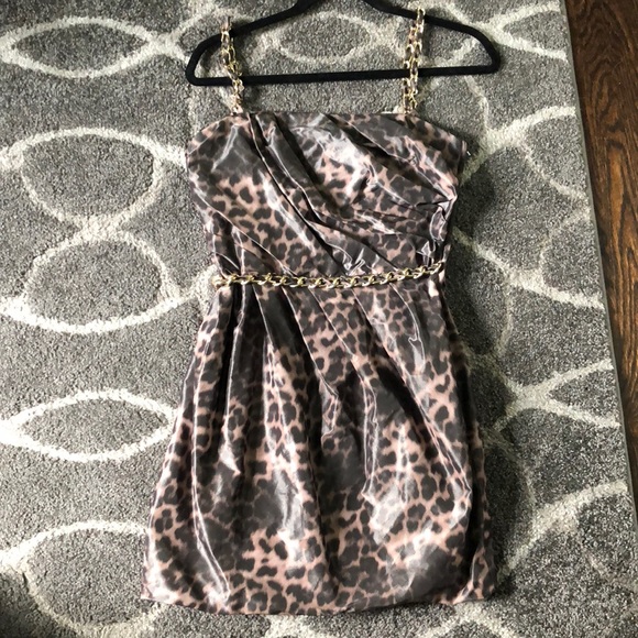 MOSCHINO cheapandchic leopard mini dress - Picture 8 of 8